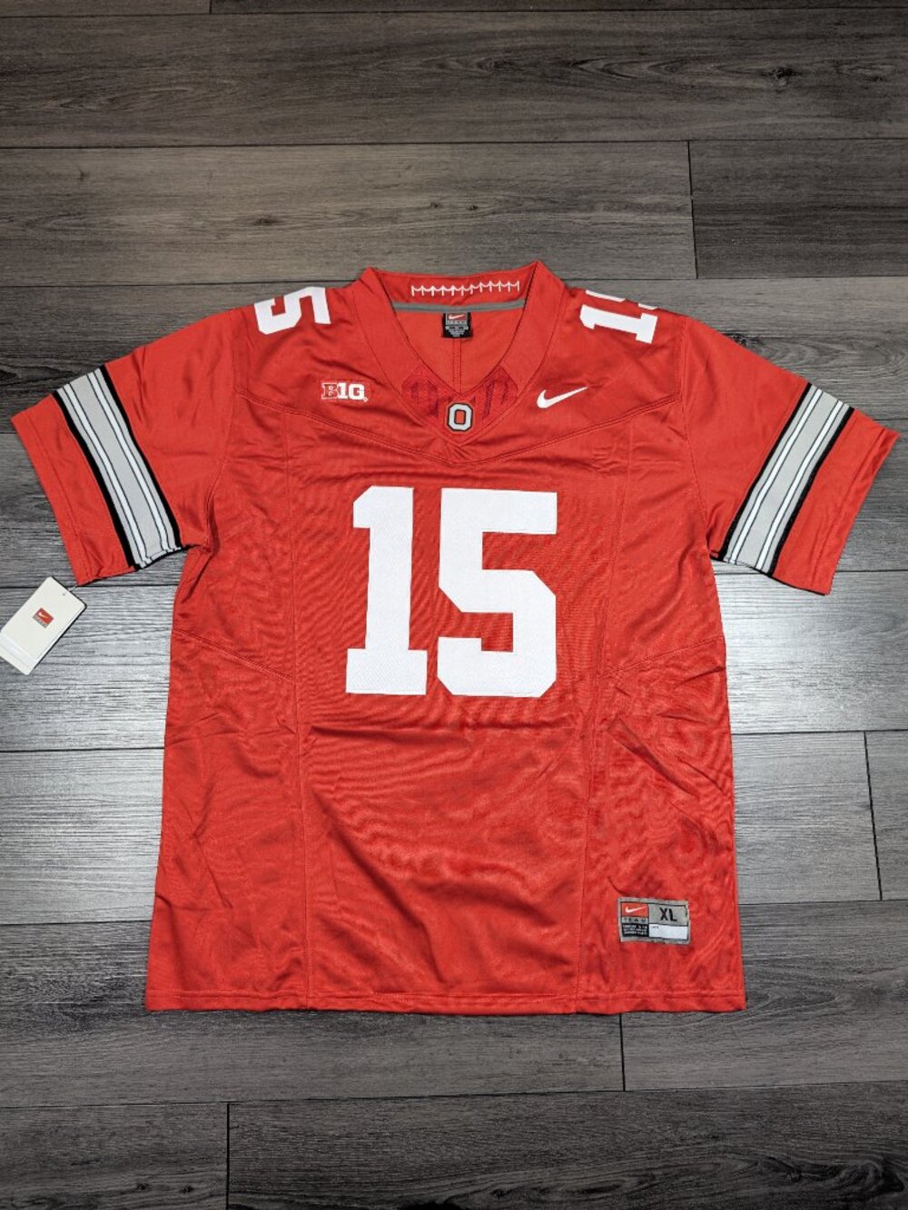Chris Henry Jr. #15 Buckeye Stripe 2026 OSU Ohio State Football Jersey XL